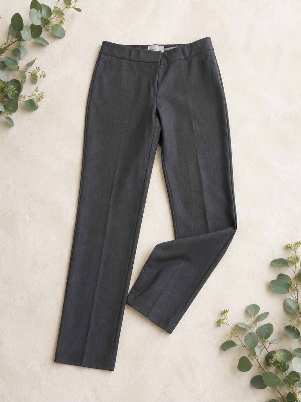 Elliott Lauren Gray Slacks | Sculpting Pull-On Work Pants size 6